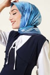 120 cm Flower Desen Eşarp Saks