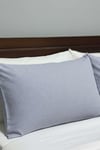 2'li Polycotton Yastık Kılıfı Mavi