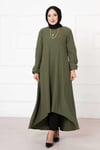 Asimetrik Tunik Haki