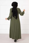 Asimetrik Tunik Haki