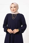 Asimetrik Tunik Lacivert
