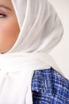 Bambu Şal Beyaz