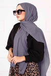 Bambu Şal Koyu Gri