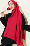 Basic Ayrobin Şal Bordo