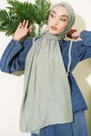 Basic Ayrobin Şal Mint
