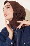 Basic Bambu Kraş Eşarp Acı Kahve