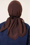 Basic Bambu Kraş Eşarp Acı Kahve