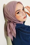 Basic Bambu Kraş Eşarp Açık Lila