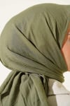 Basic Bambu Kraş Eşarp Çağla Yeşili