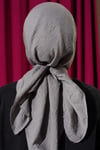 Basic Bambu Kraş Eşarp Kayrak Grisi