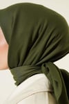 Basic Düz Kışlık Eşarp Haki