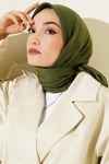 Basic Düz Kışlık Eşarp Haki