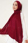 Basic Penye Şal Bordo