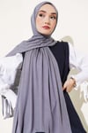 Basic Penye Şal Füme