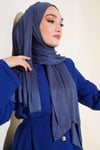 Basic Penye Şal Lacivert