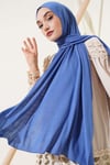 Basic Penye Şal Mavi