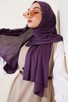 Basic Penye Şal Mor