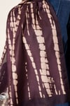 Batik Akış Çizgili Soft Şal Mürdüm