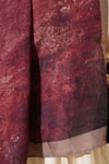 Batik Degrade Bambu Kraş Şal Vişne