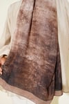 Batik Degrade Bambu Kraş Şal Vizon