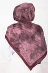 Batik Desen Bambu Şal Serisi Bordo
