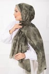 Batik Desen Bambu Şal Serisi Haki