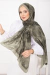 Batik Desen Bambu Şal Serisi Haki