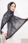 Batik Desen Bambu Şal Serisi Siyah
