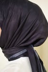 Batik Desen Soft Eşarp Antrasit