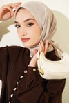 Batik Desen Soft Eşarp Bej