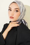 Batik Desen Soft Eşarp Gri