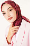 Batik Desen Soft Kraş Serisi Eşarp Bordo