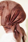 Batik Desenli Soft Eşarp Sütlü Kahve
