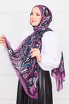 Batik Desenli Tesettür Şal -3