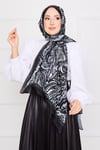 Batik Desenli Tesettür Şal -8