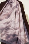 Batik Ebruli Bambu Kraş Şal Acı Kahve