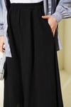 Bel Lastikli Basic Pantolon Etek Siyah
