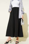 Bel Lastikli Basic Pantolon Etek Siyah