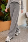 Bel Lastikli Fitilli Kaşkorse Pantolon Füme