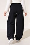 Beli Lastikli Oversize Pantolon Siyah