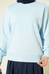 Bisiklet Yaka Basic Tunik Mavi