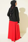 Bisiklet Yaka Basic Tunik Siyah