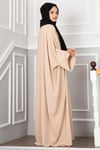 Ceyda Tesettür Abaya Krem