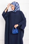 Ceyda Tesettür Abaya Lacivert