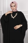 Ceyda Tesettür Abaya Siyah