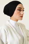 Dikişsiz Geçirmeli Bone Siyah