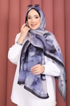 Ebru Desen Şal Serisi Lila