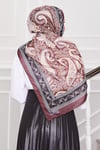 Firuze Desenli Şal -7