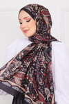 Hürrem Desenli Tesettür Şal -9