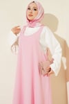 İkili Jile Elbise Takım Pembe